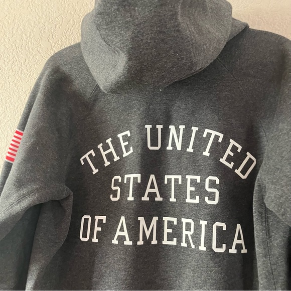 NIKE TECH TEAM USA Full zip HOODIE JACKET Olympic Rare Size small - Picture 5 of 9
